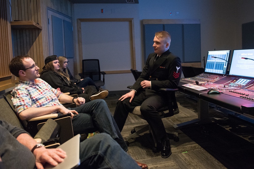 Navy Band visits Athens