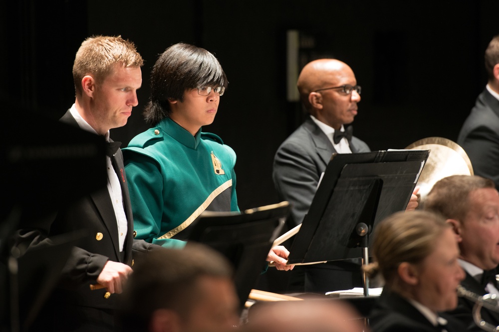 Navy Band visits Athens