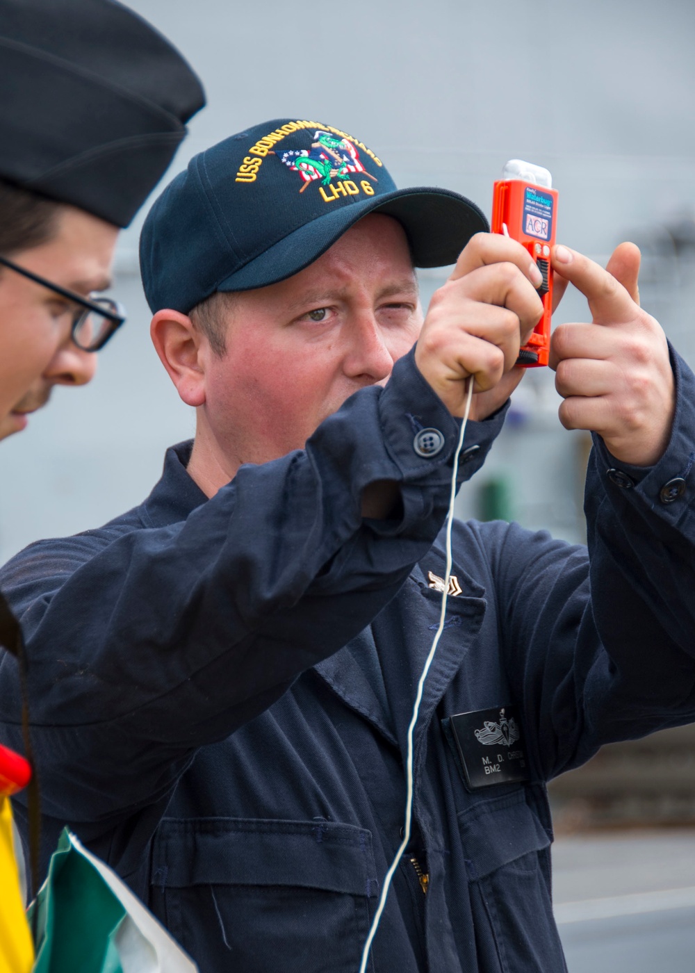 All-Hands call aboard USS Bonhomme Richard (LHD 6)