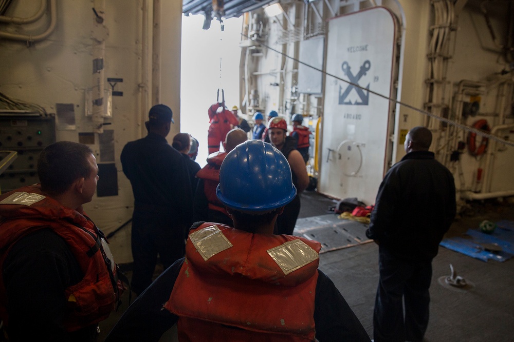 Mesa Verde comducts man overboard drill