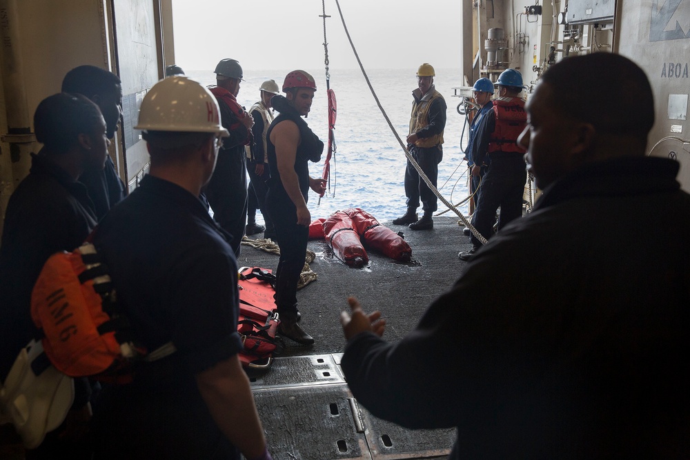 Mesa conducts man overboard drill