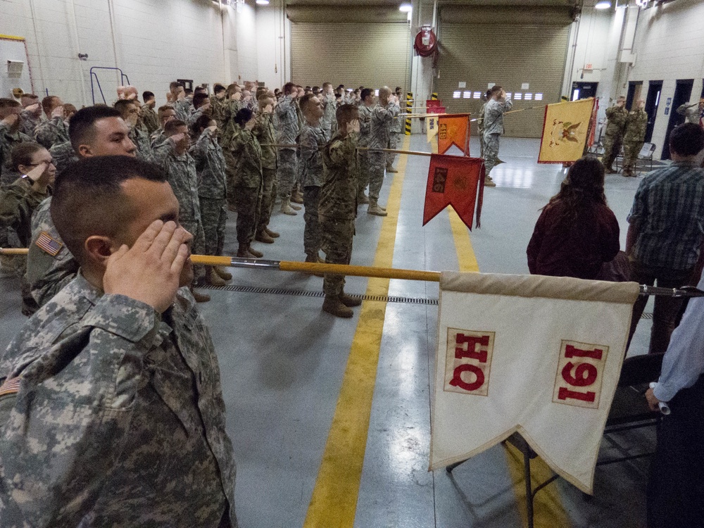 191st Combat Sustainment Support Battalion Change of Command Ceremony