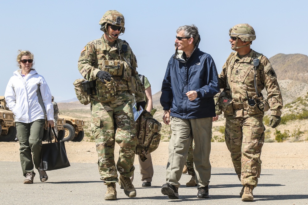 Acting Secretary of the U.S. Army visits NTC