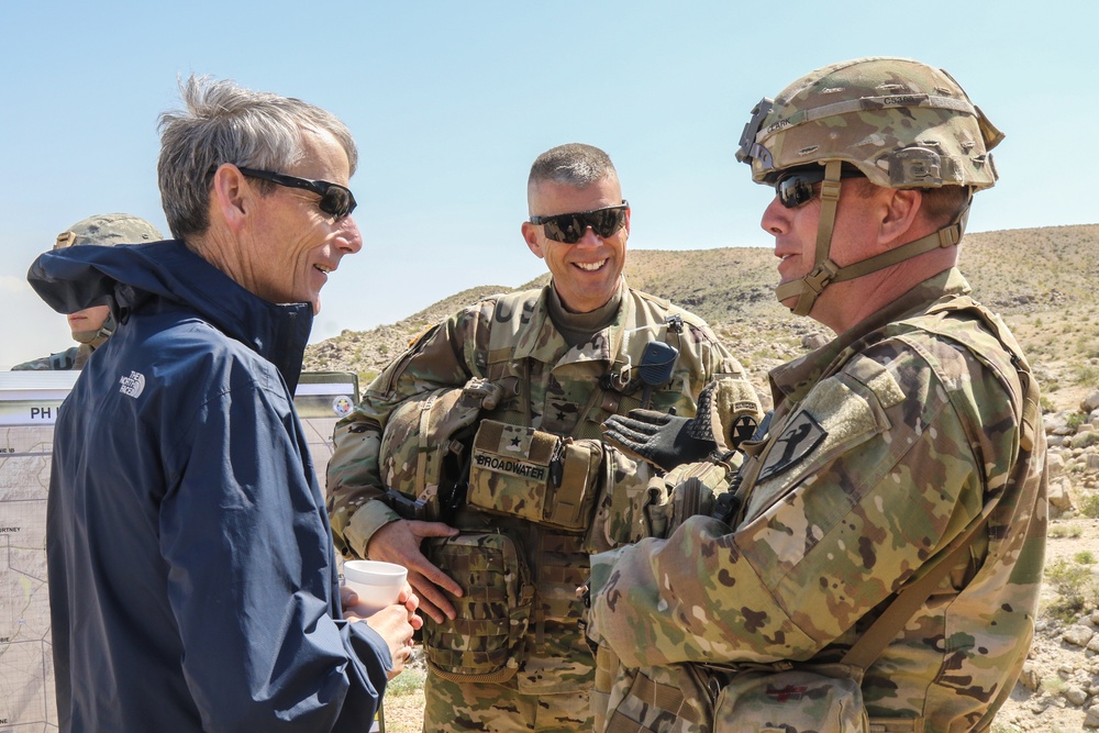 Acting Secretary of the U.S. Army visits NTC