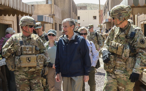 Acting Secretary of the U.S. Army visits NTC