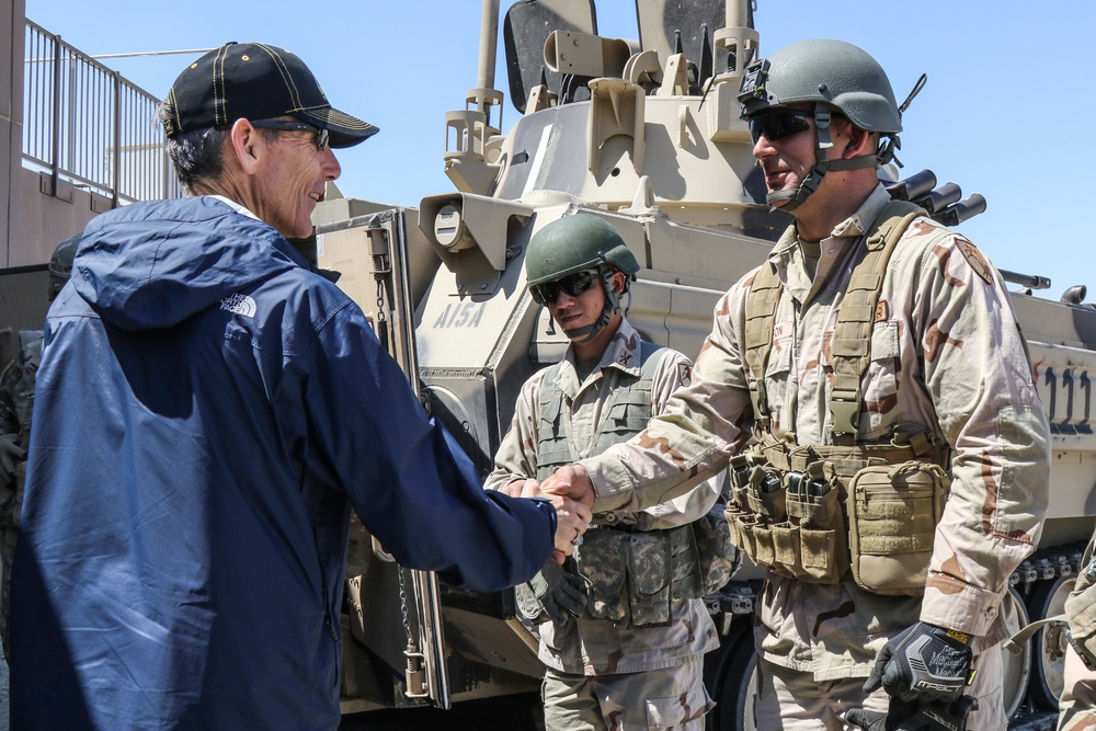Acting Secretary of the U.S. Army visits NTC