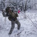 Soldier Throws Smoke Grenade