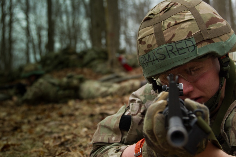 Military cadets participate in the Sandhurst Competition