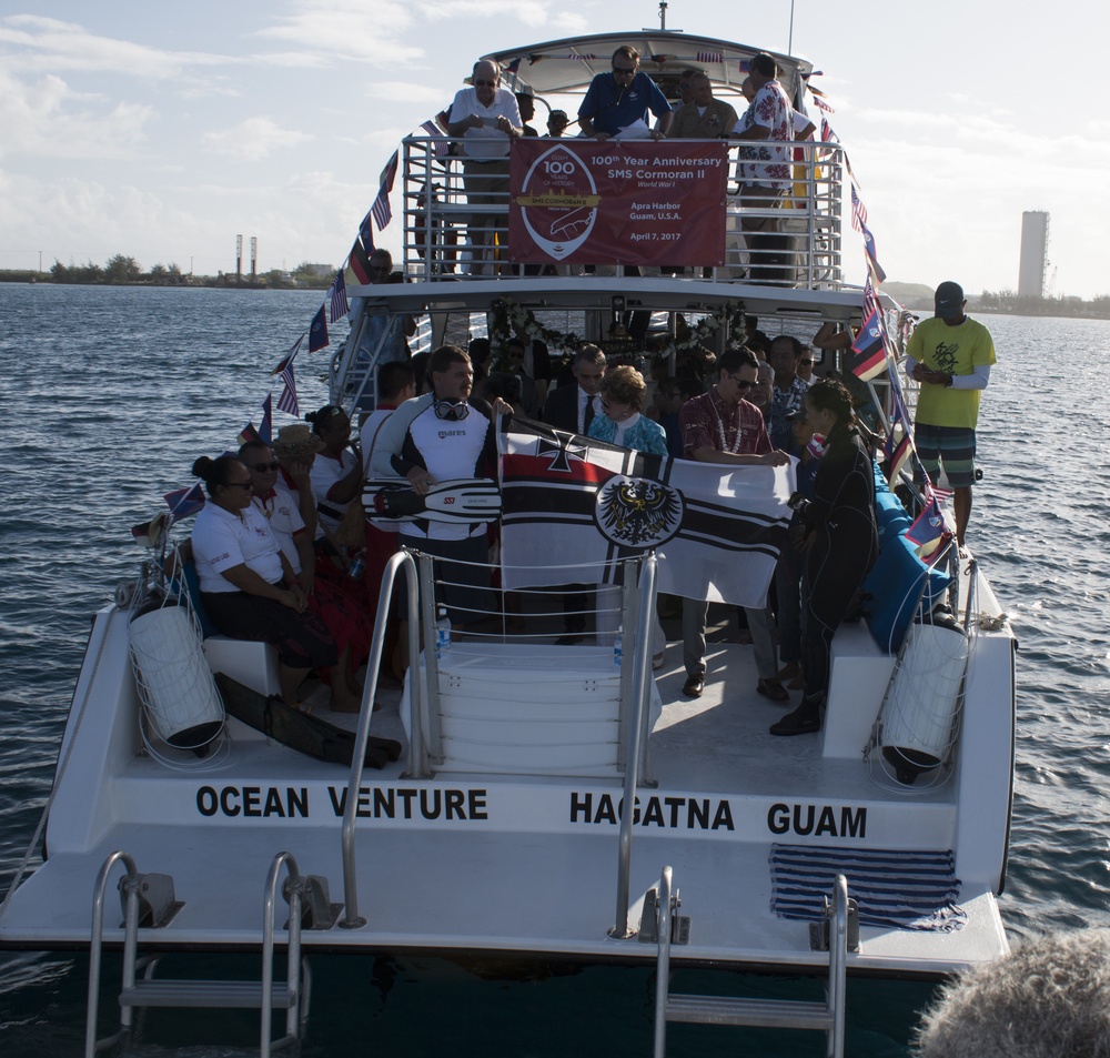 Scuttling of SMS Cormoran commemorated 100 years later