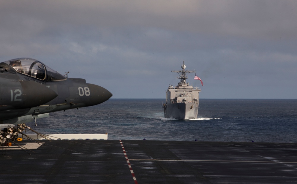 America Amphibious Ready Group practices power projection