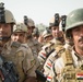 Iraqi security forces group and zero their rifles