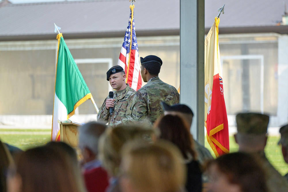 Change of Command Ceremony Charlie Detachment 106th Financial Management Support Unit