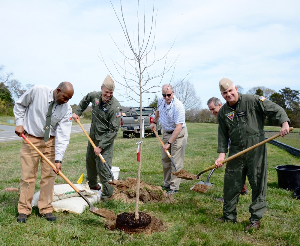 NAS Patuxent River Named Tree City by Arbor Day Foundation, Celebrates with Tree Planting
