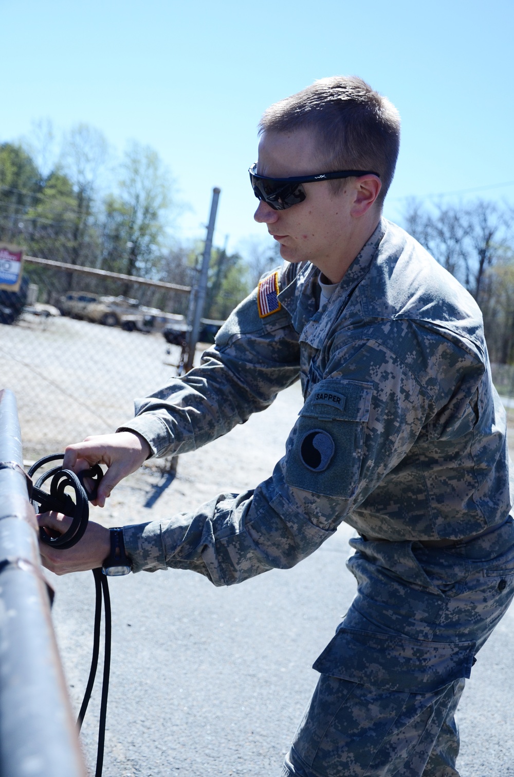 Virginia Soldiers prepare for Best Sapper Competition
