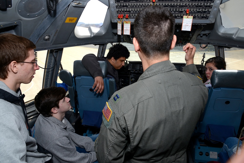 105th Airlift Wing welcomes Orange-Ulster BOCES aviation students