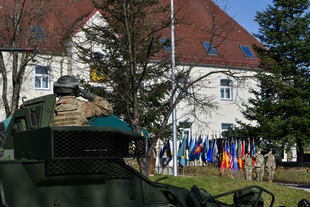 Battle Group Poland, Ceremony