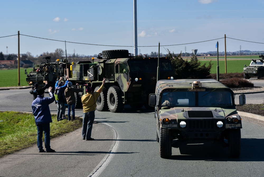 Battle Group Poland, Convoy