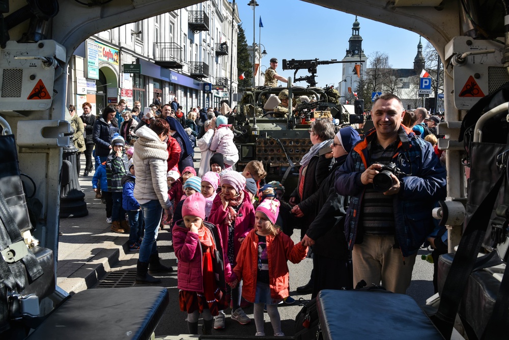 Battle Group Poland, static display at Piotrkow Trybunalski, Poland