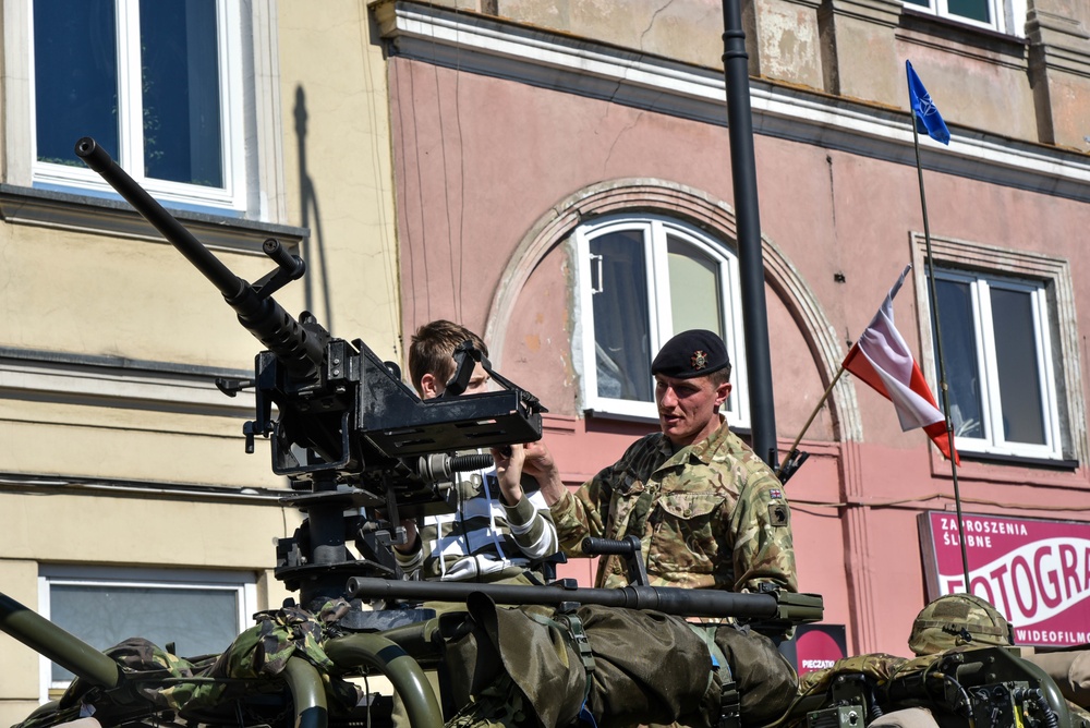 Battle Group Poland, static display at Piotrkow Trybunalski, Poland