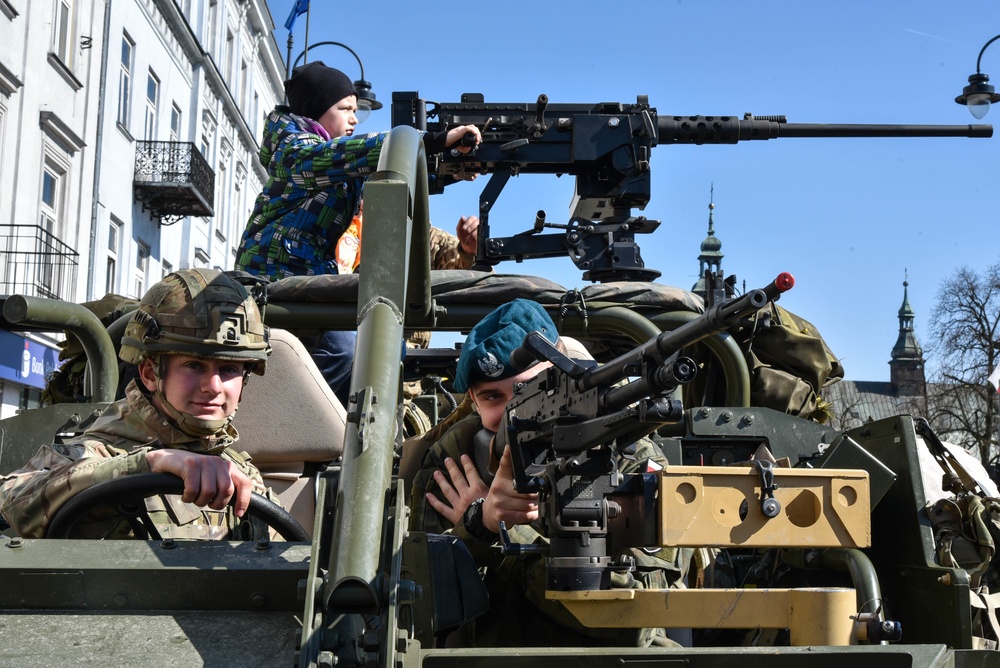 Battle Group Poland, static display at Piotrkow Trybunalski, Poland