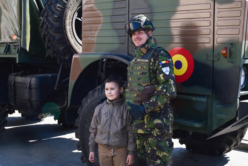 Battle Group Poland, static display at Piotrkow Trybunalski, Poland