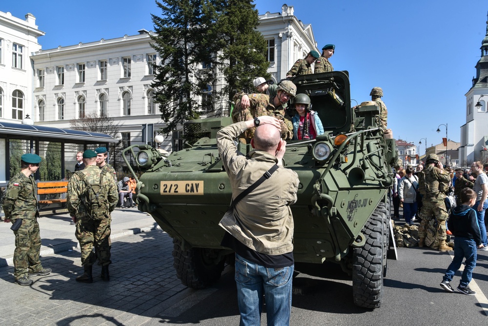 Battle Group Poland, static display at Piotrkow Trybunalski, Poland