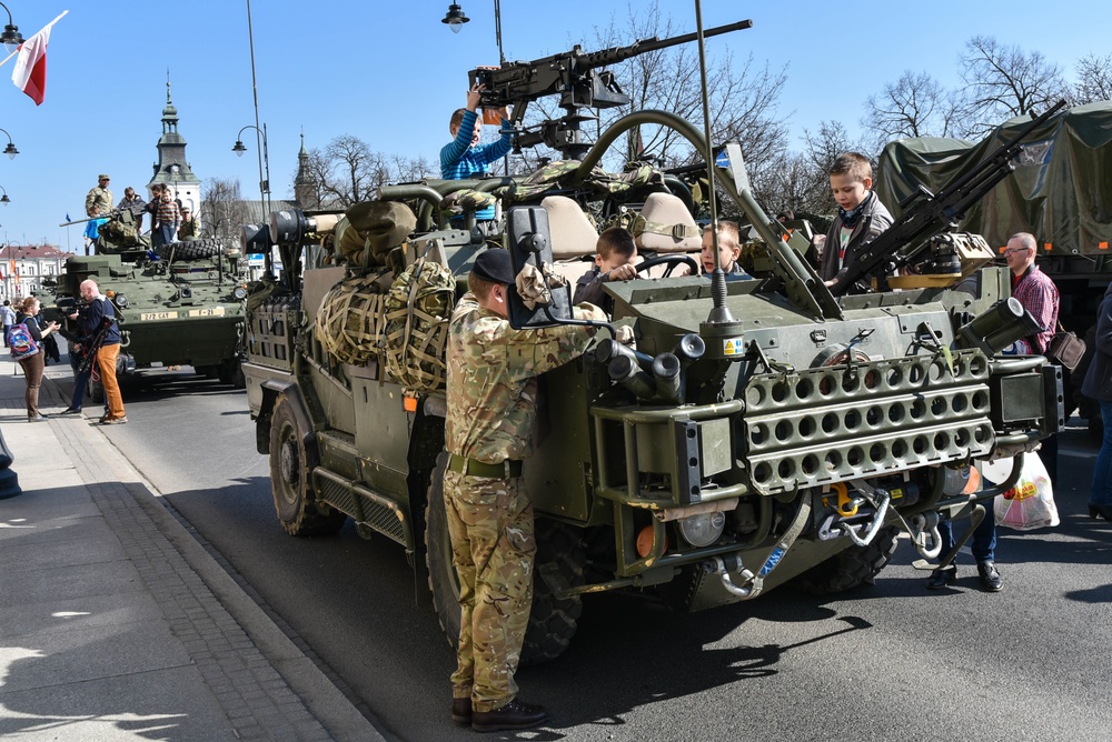 Battle Group Poland, static display at Piotrkow Trybunalski, Poland