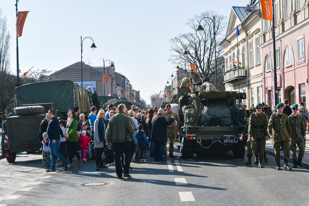 Battle Group Poland, static display at Piotrkow Trybunalski, Poland