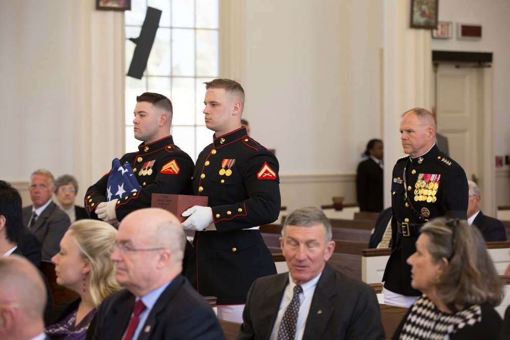 The Memorial Service of Lt. Gen Lawrence F. Snowden, April 8, 2017