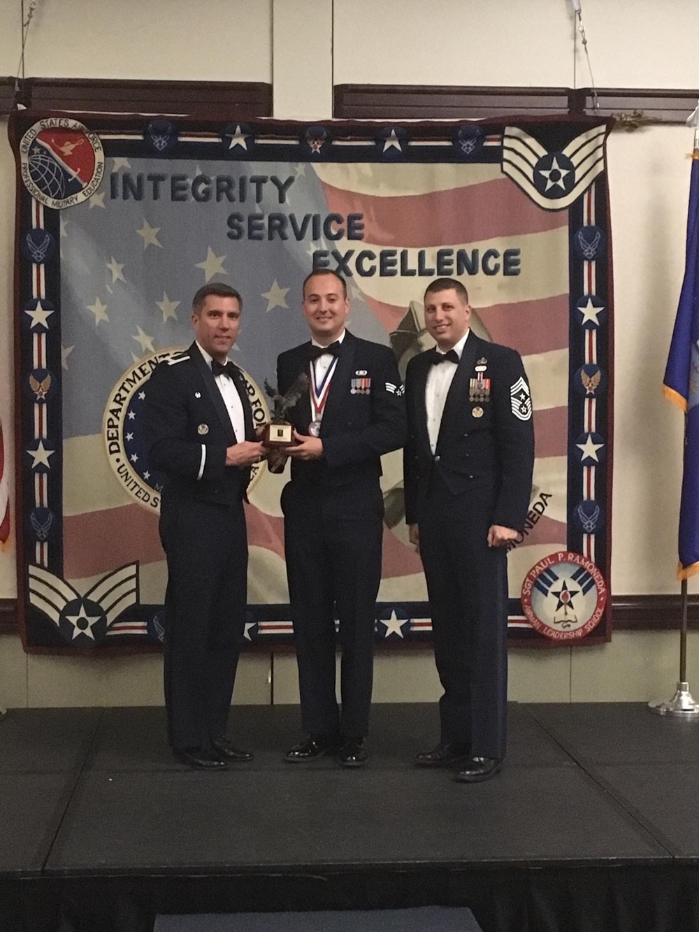 SSgt Wilmer Recieves Levitow Award