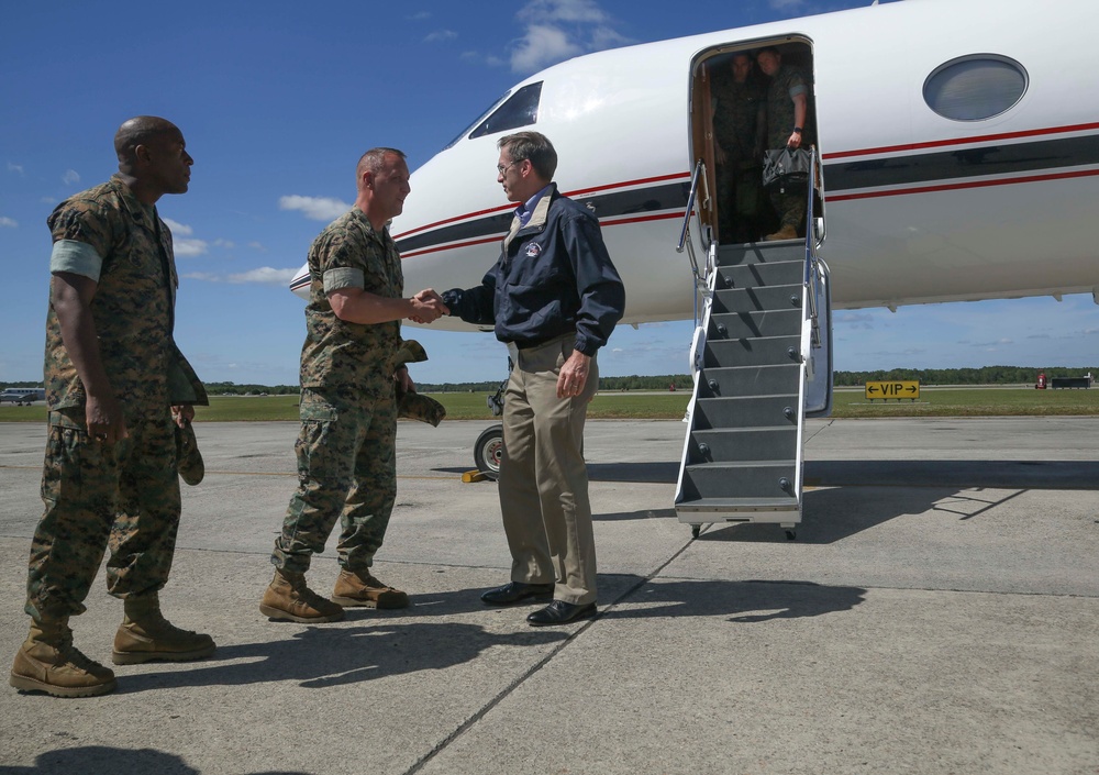 Secretary of the Navy visits Beaufort, S.C.