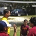 ESL Sailor participates in local Guam school event to promote health and fitness.