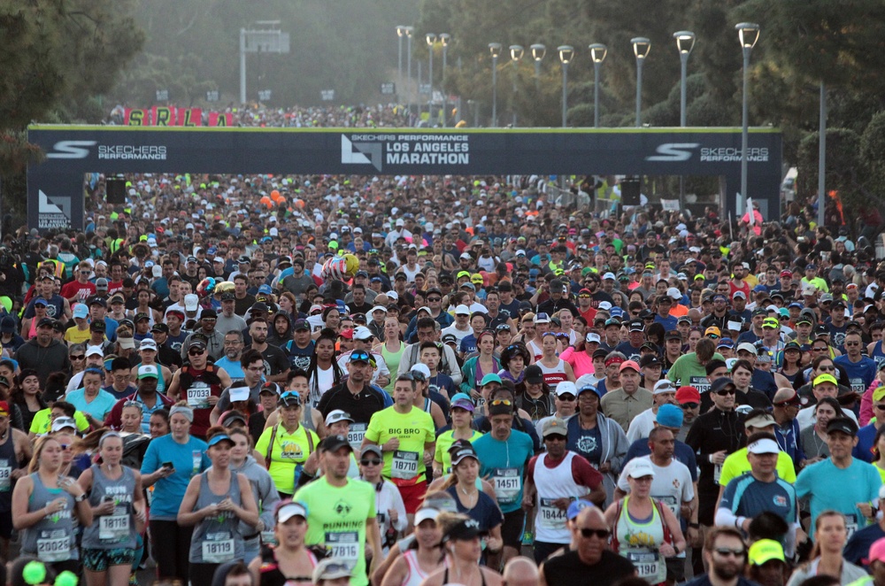 163d Attack Wing leads 2017 Los Angeles Marathon