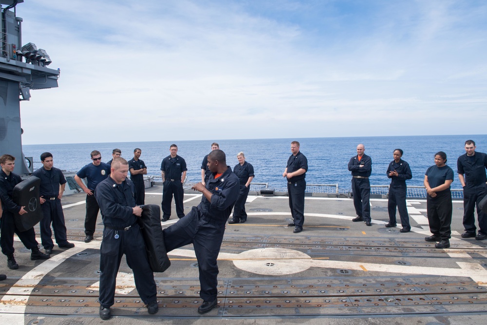 USS Princeton (CG 59) Underway for COMPTUEX