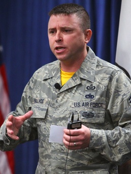 Senior Master Sgt. recounts journey "to hell and back"