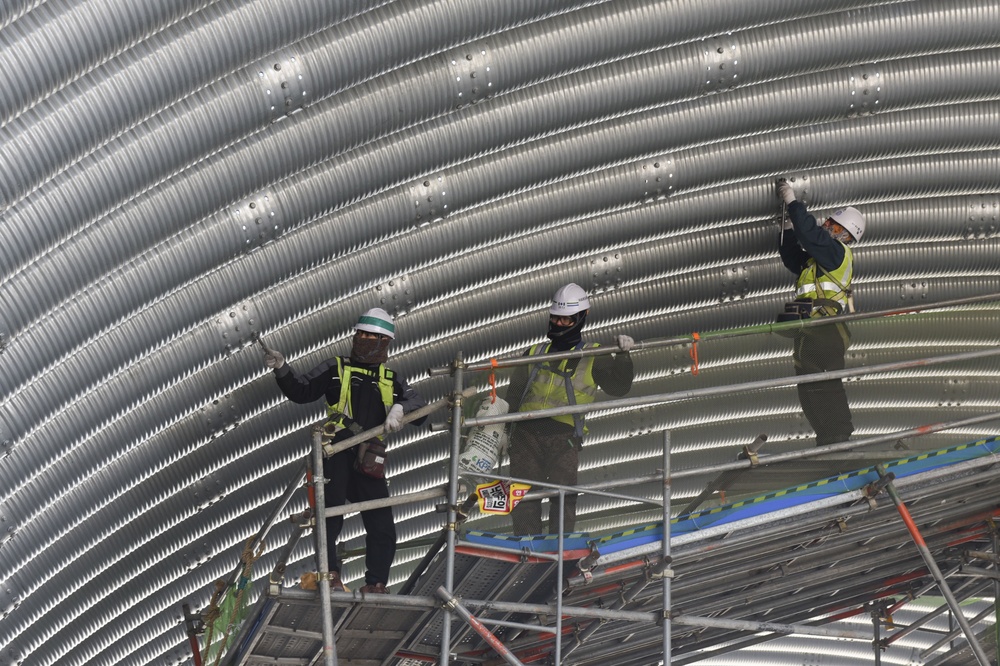 Pantons receive new aircraft flow-through shelters