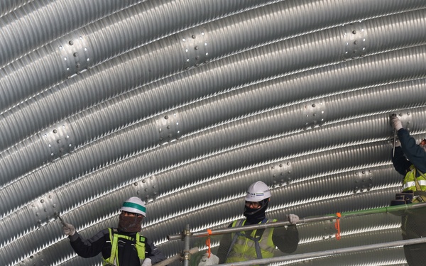 Pantons receive new aircraft flow-through shelters