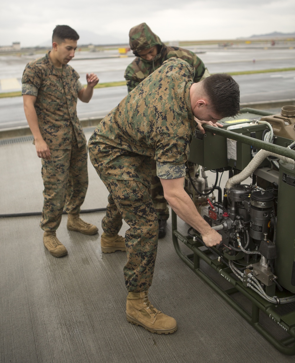 CBRN, VMFA-242 conduct aircraft decontamination