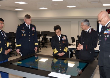 Admiral Michelle Howard, NATO JFC-Naples Commander, visits at Center of Excellence for Stability Police Units (CoESPU) Vicenza, Italy