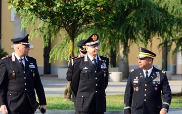 Admiral Michelle Howard, NATO JFC-Naples Commander, visits at Center of Excellence for Stability Police Units (CoESPU) Vicenza, Italy