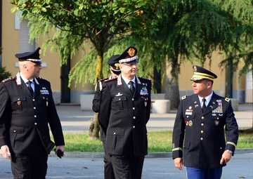 Admiral Michelle Howard, NATO JFC-Naples Commander, visits at Center of Excellence for Stability Police Units (CoESPU) Vicenza, Italy