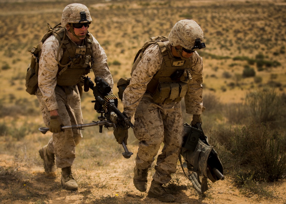 U.S. Marines conduct bilateral training with Israeli forces