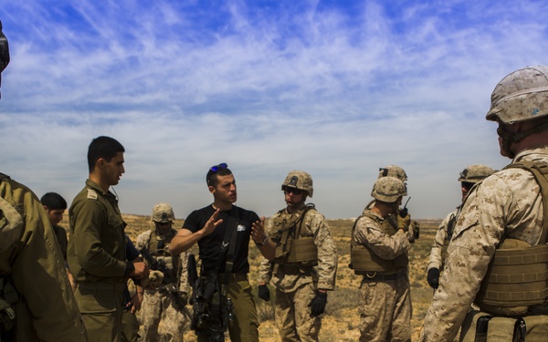 U.S. Marines conduct bilateral training with Israeli forces