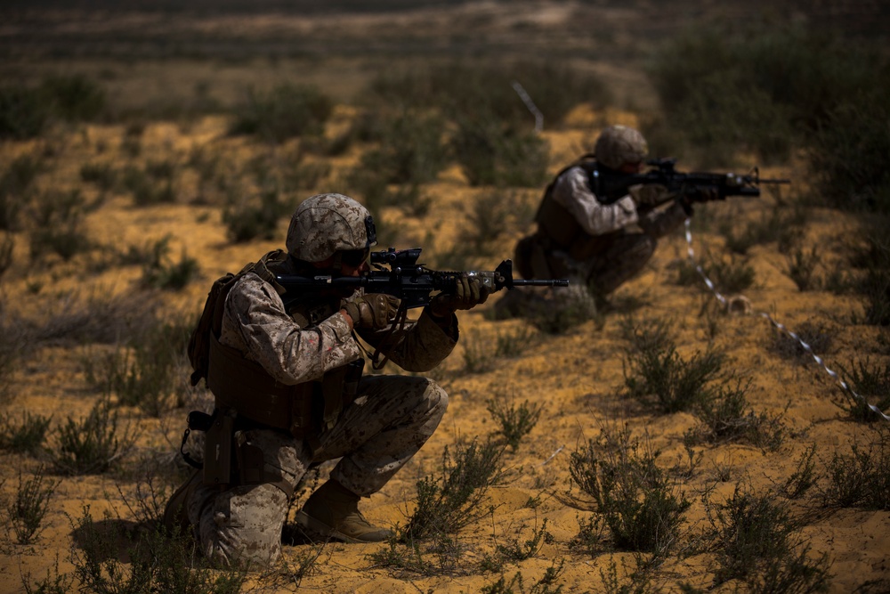 U.S. Marines conduct bilateral training with Israeli forces