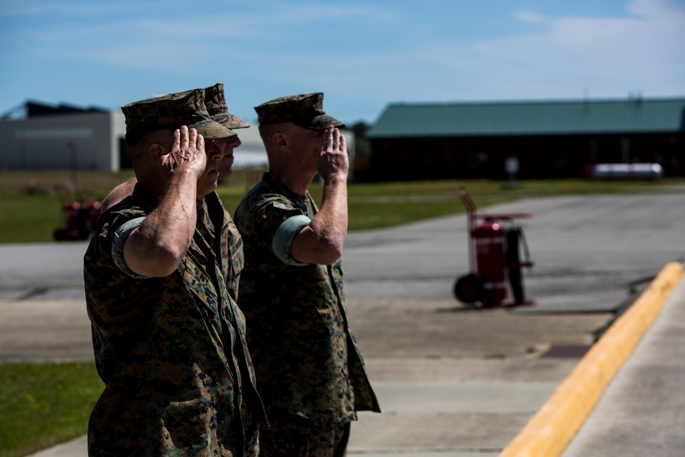 Acting Secretay of the Navy visits MCAS New River