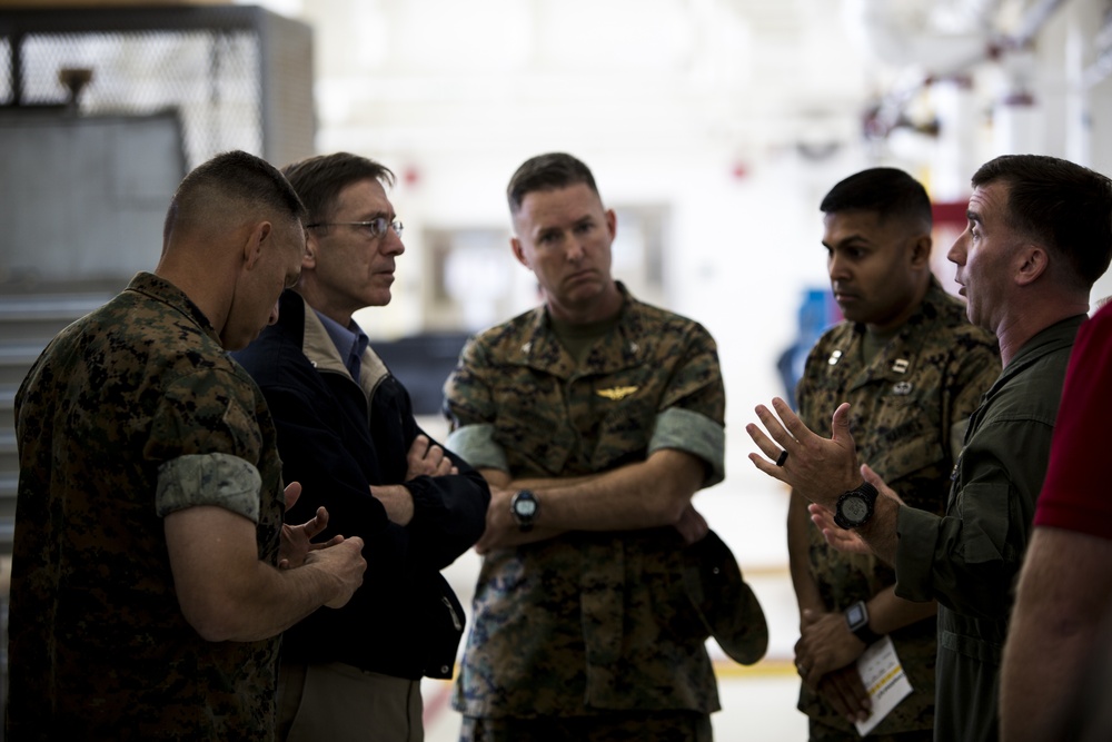 Acting Secretay of the Navy visits MCAS New River