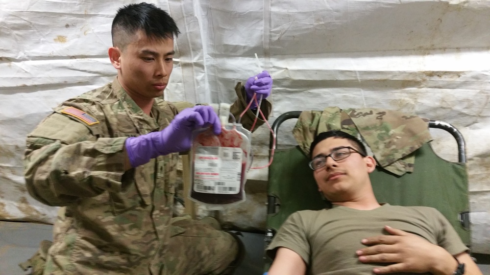 2nd Cav. Regt. Medics Draw First Blood