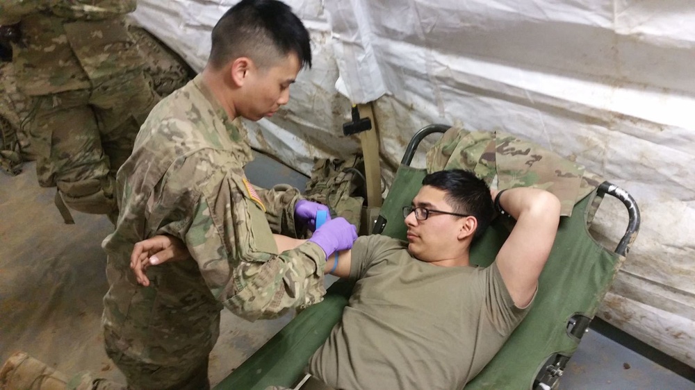 2nd Cav. Regt. Medics Draw First Blood