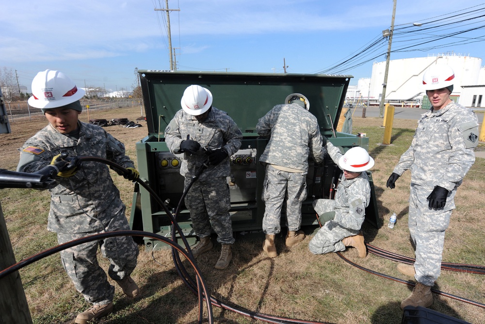 249th Engineer Battalion Soldiers Respond to Hurricane Sandy