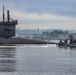 The guided-missile submarine USS Ohio (SSGN 726) transits the Puget Sound